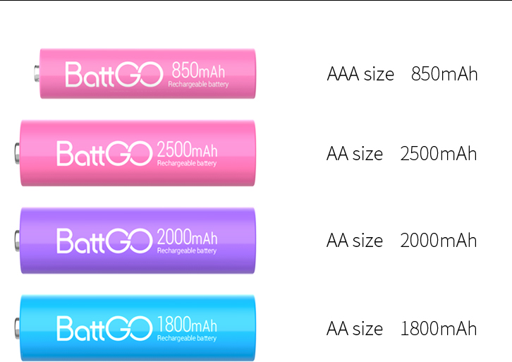 BattGo镍氢充电电池